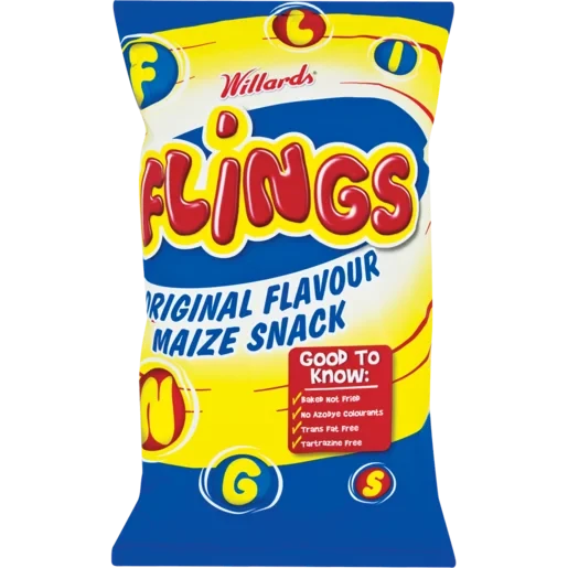 Willards Flings Original Maize Snack 150g (BB: 10/06/2025) 3 Willards Flings Original Maize Snack 150g (BB: 10/06/2025)