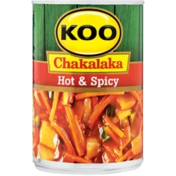 KOO Chakalaka Hot & Spicy 410g -The Savanna 10133307EA 20190726 Media checkers515Wx515H