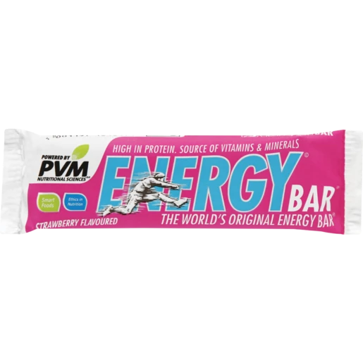 PVM Energy Bars Strawberry 45g 3 PVM Energy Bars Strawberry 45g