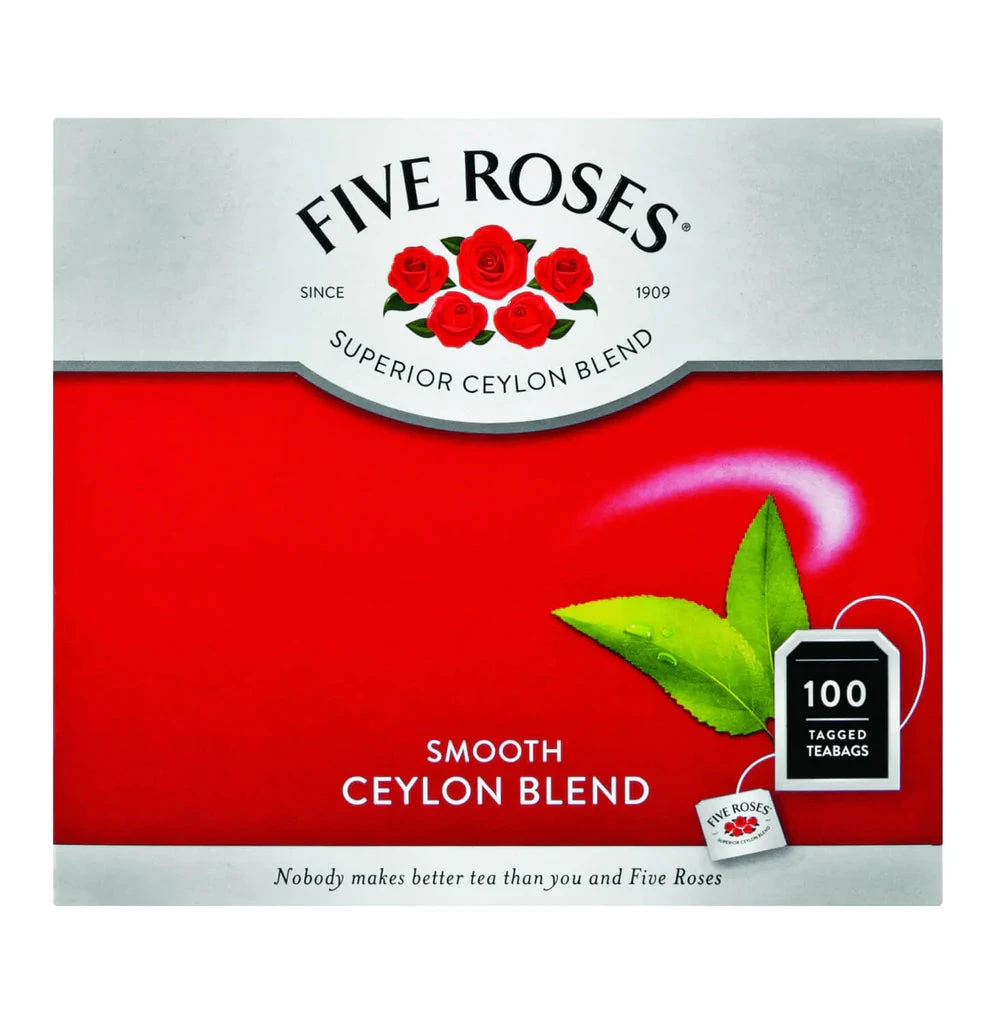 Five Roses Ceylon Tagged 100's 3 Five Roses Ceylon Tagged 100's