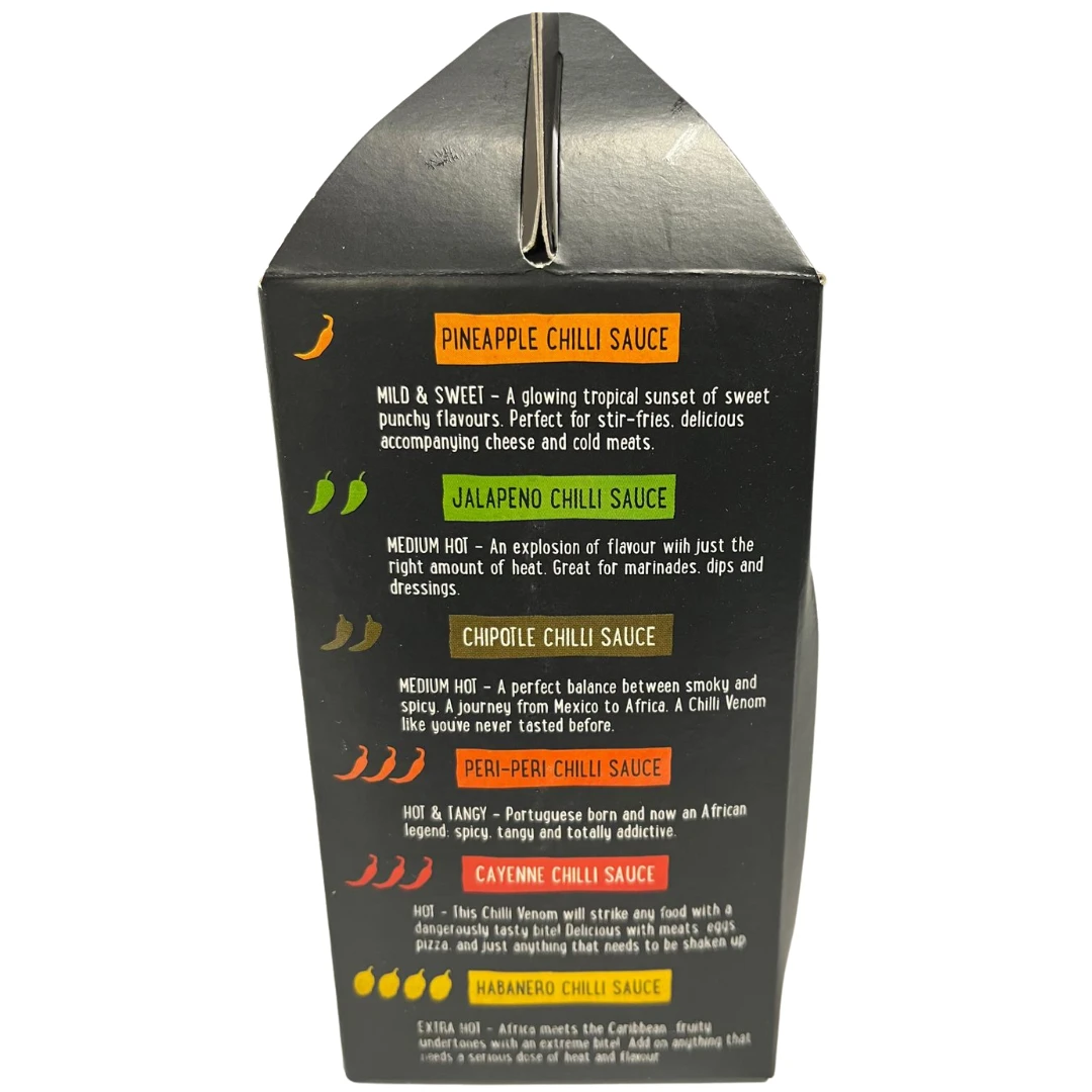Black Mamba Chilli Venom 4x50ml Gift Pack 5 Black Mamba Chilli Venom 4x50ml Gift Pack - Image 3