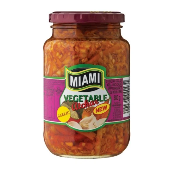 Miami Vegetable Atchar Garlic 380g 3 Miami Vegetable Atchar Garlic 380g
