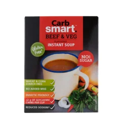 Carb Smart Instant Soup Beef & Veg 68g (4 X 17g Sachets)