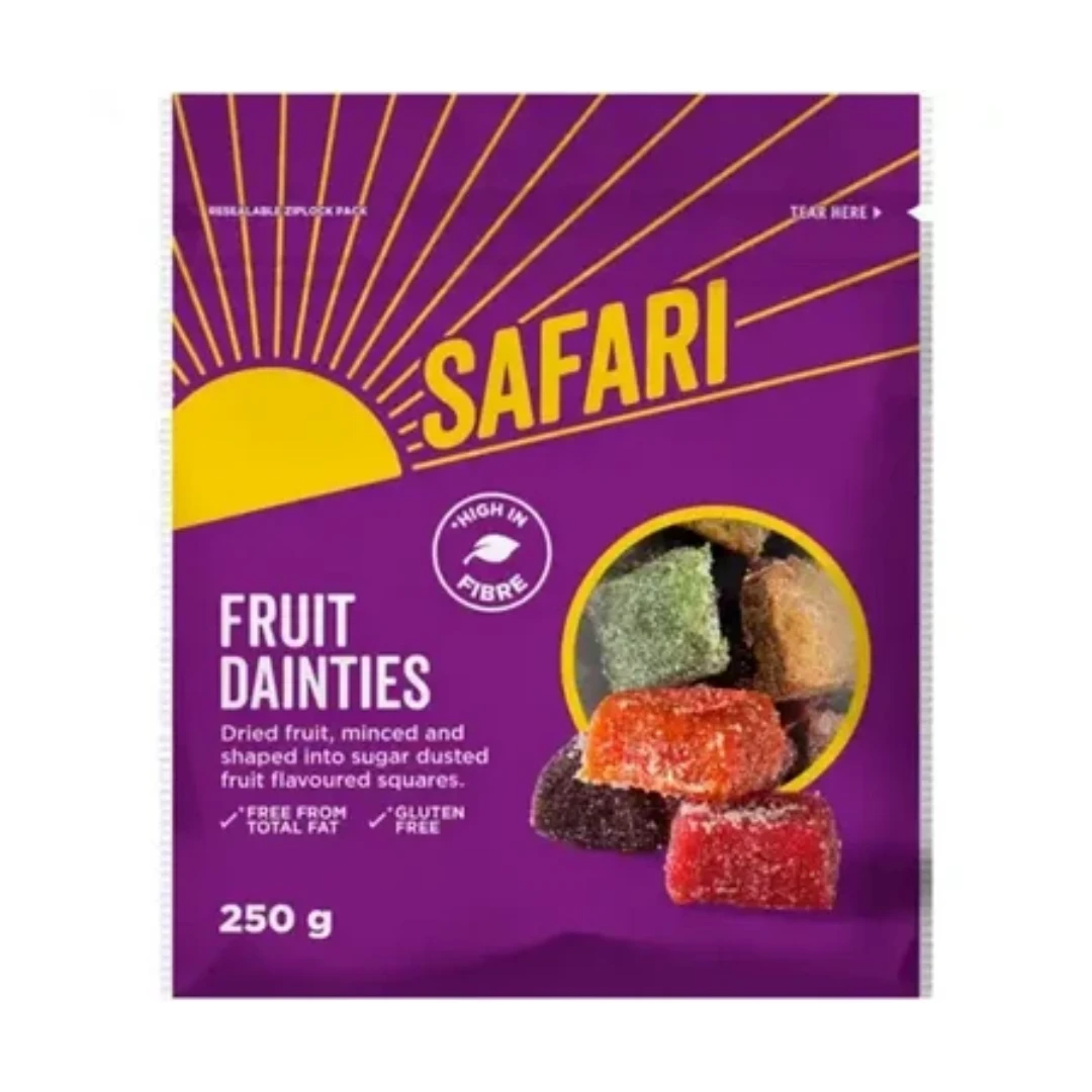 Safari Fruit Dainty Cubes (Bag) 250g 4 Safari Fruit Dainty Cubes (Bag) 250g - Image 2