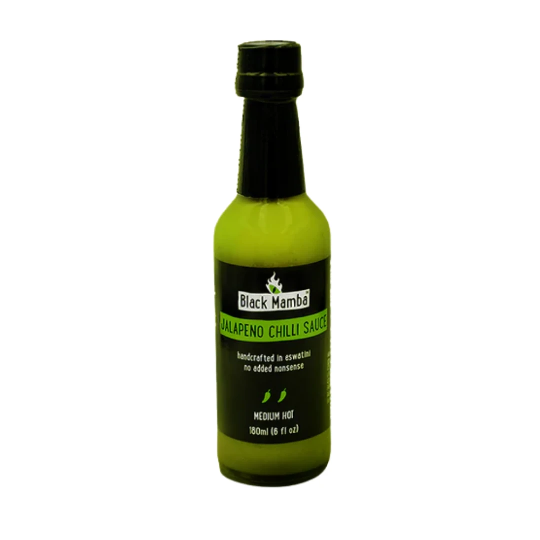 Black Mamba Jalapeno Chilli Sauce 180ml 3 Black Mamba Jalapeno Chilli Sauce 180ml
