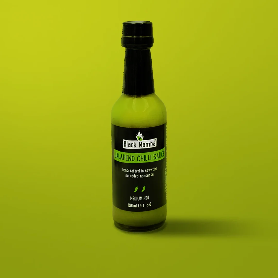 Black Mamba Jalapeno Chilli Sauce 180ml 4 Black Mamba Jalapeno Chilli Sauce 180ml - Image 2
