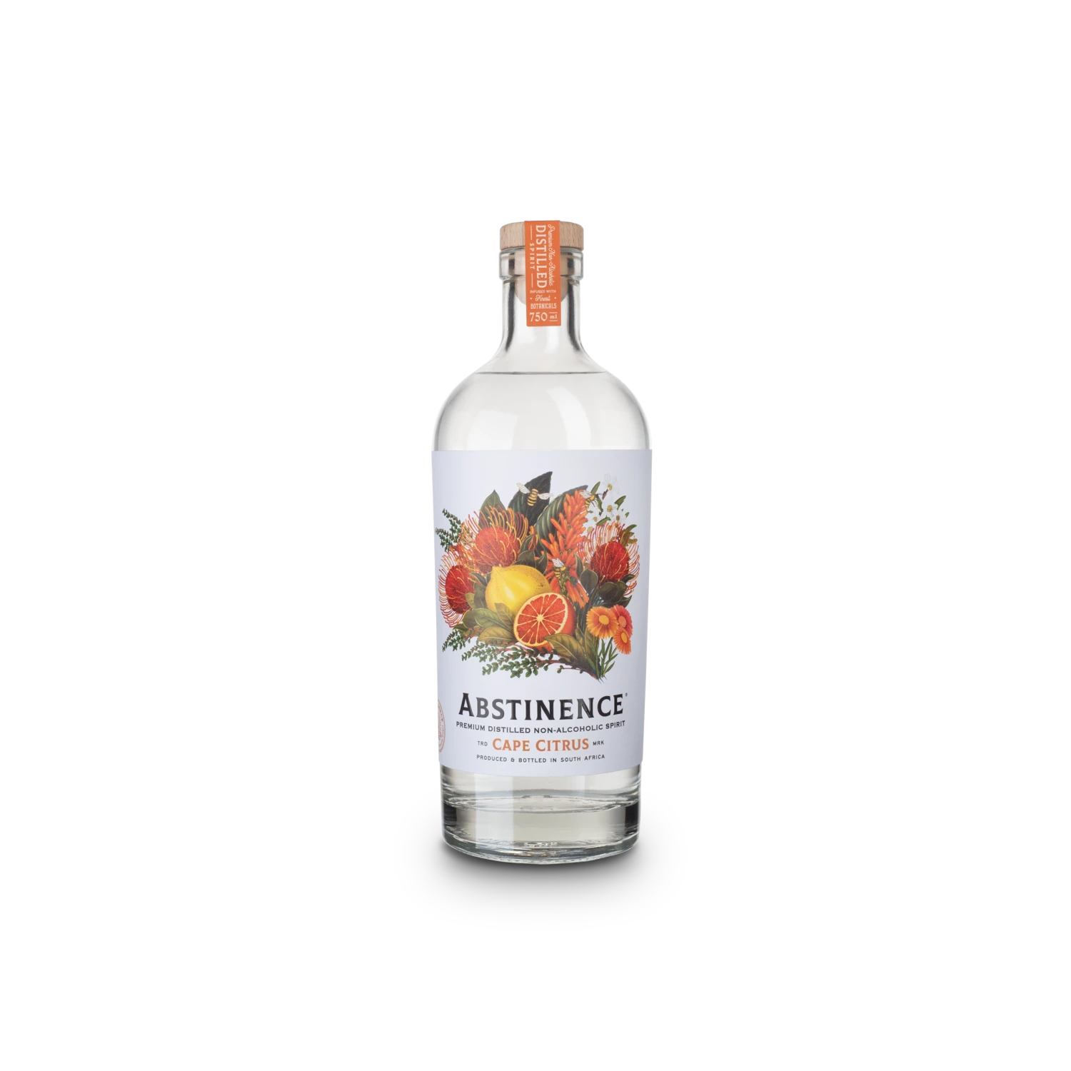 Abstinence Cape Citrus Non-Alcoholic Spirit 750ml 3 Abstinence Cape Citrus Non-Alcoholic Spirit 750ml