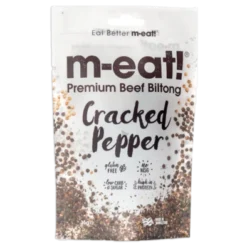 M-eat! Cracked Black Pepper Beef Biltong 35g
