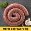 Garlic Boerewors 1kg -The Savanna garlic1