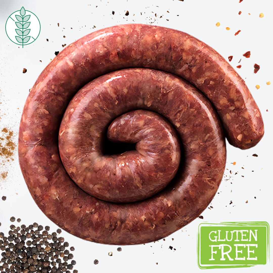 Gluten Free Boerewors 1kg 3 Gluten Free Boerewors 1kg