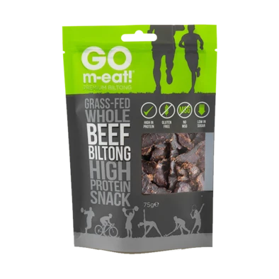 GO M-eat! Premium Beef Biltong 75g 3 GO M-eat! Premium Beef Biltong 75g