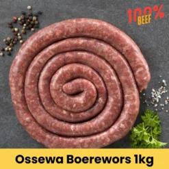 Ossewa 100% Beef Boerewors 1kg