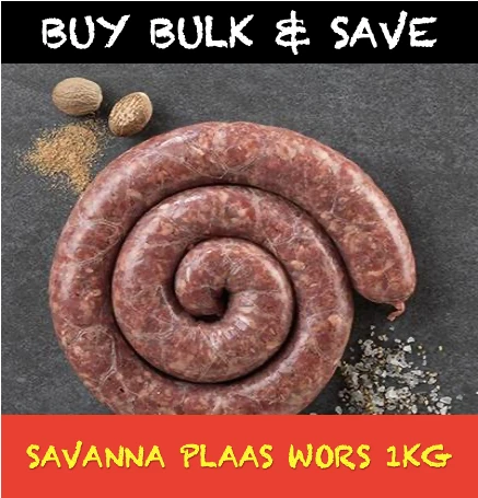Plaaswors Boerewors 1kg 4 Plaaswors Boerewors 1kg - Image 2