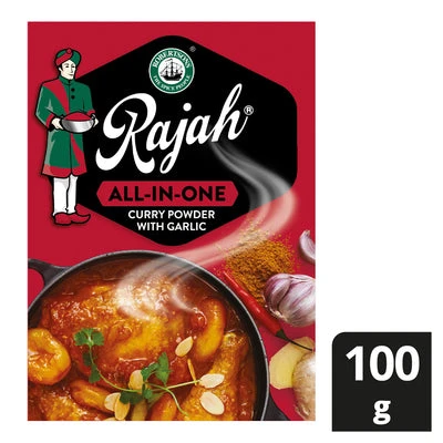 Rajah All In One Curry Powder (with Garlic) 100g 3 Rajah All In One Curry Powder (with Garlic) 100g